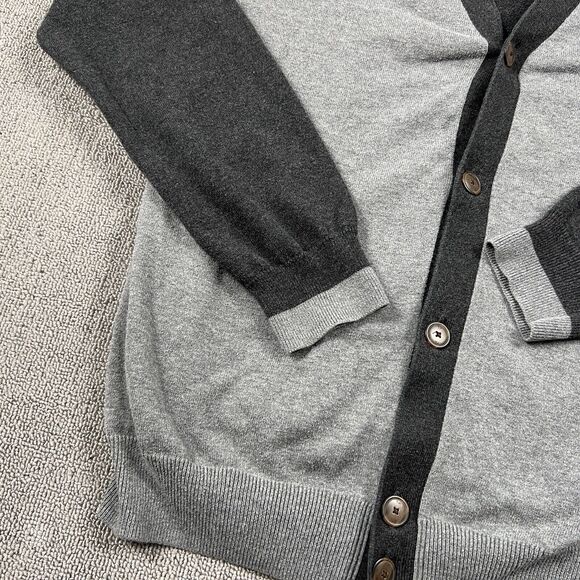 Tommy Hilfiger Cardigan Adult Large Gray Button Up Sweater Jacket Casual Men's - Picture 7 of 14